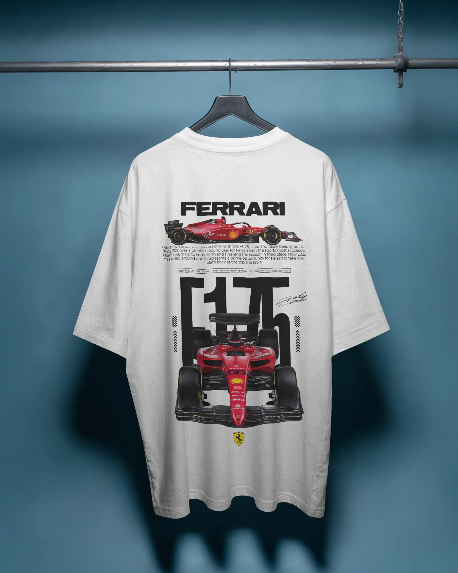 Ferrari F1 Oversized T-Shirt 4