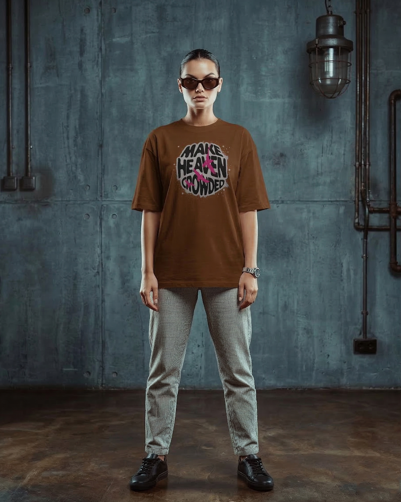 Make Heaven Crowded Oversized T-Shirt 3
