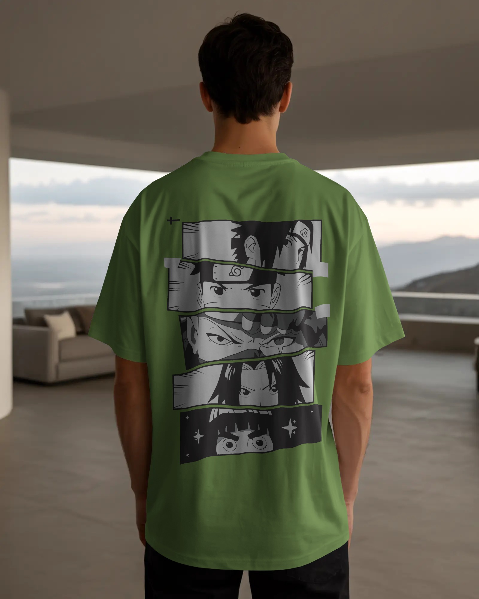 Naruto Anime Oversized T-Shirt 4