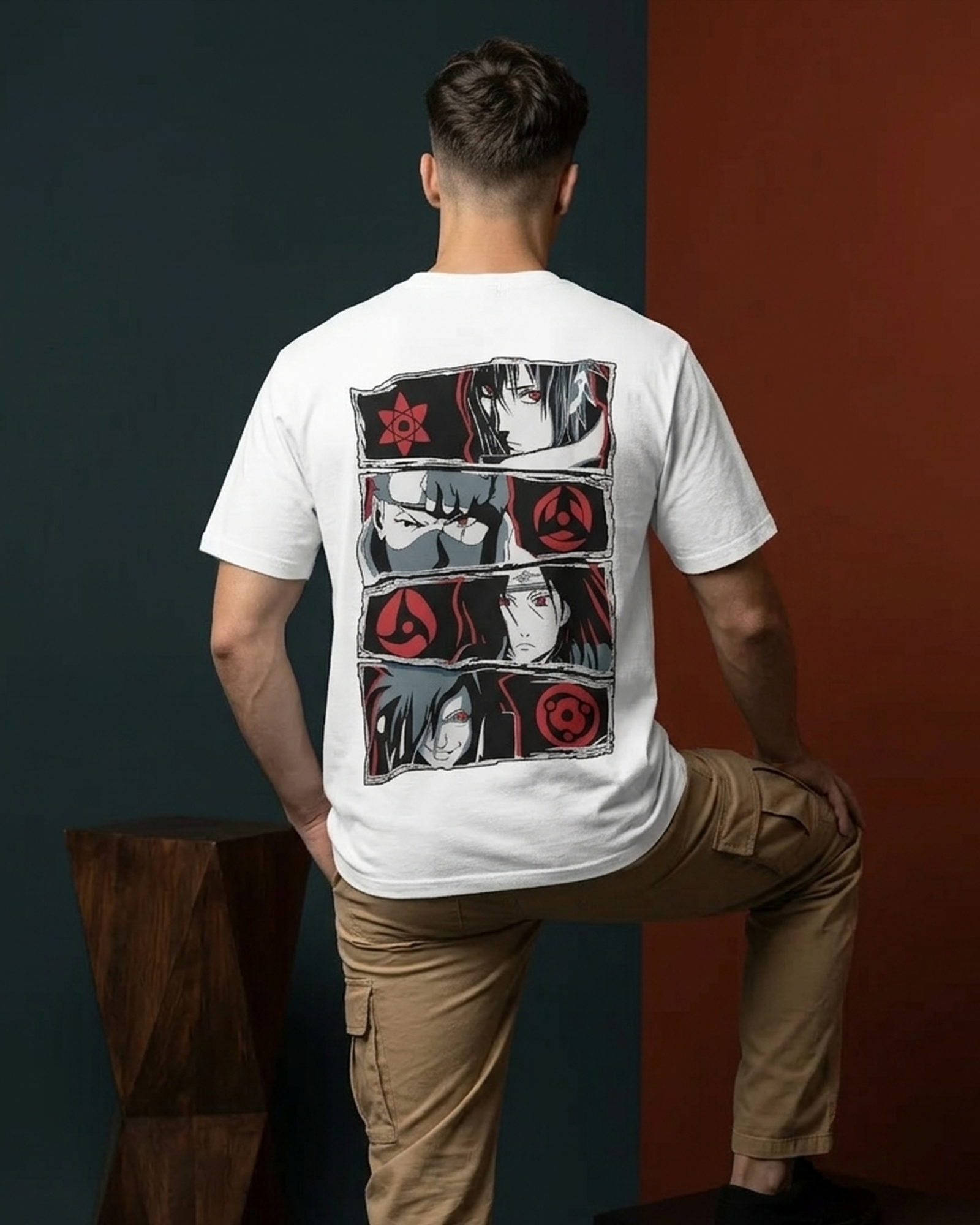 Sharingan Anime Oversized T-shirt 4