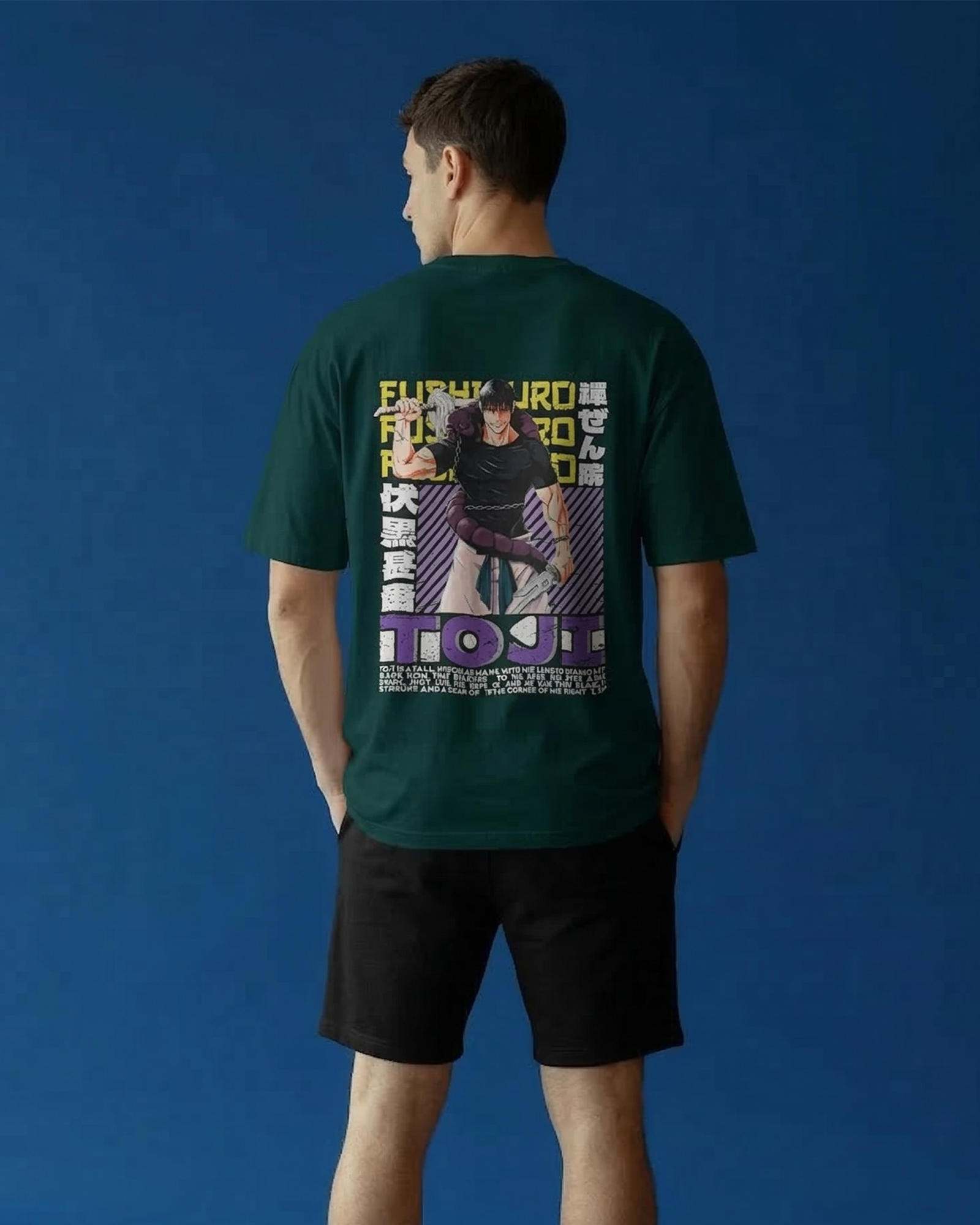 Toji Fushiguro Oversized Anime T-shirt 3