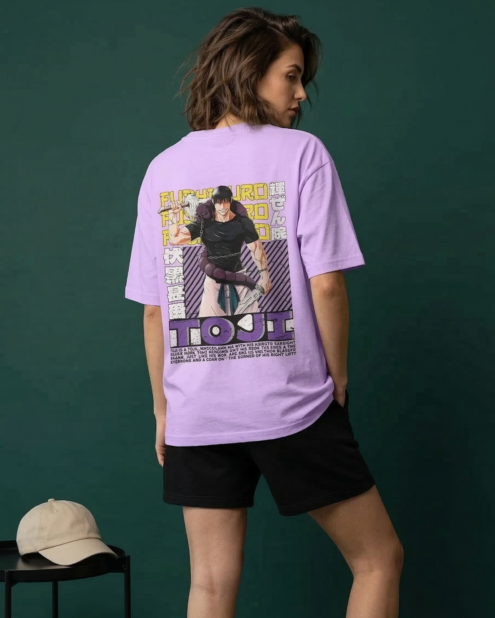 Toji Fushiguro Oversized Anime T-shirt 4